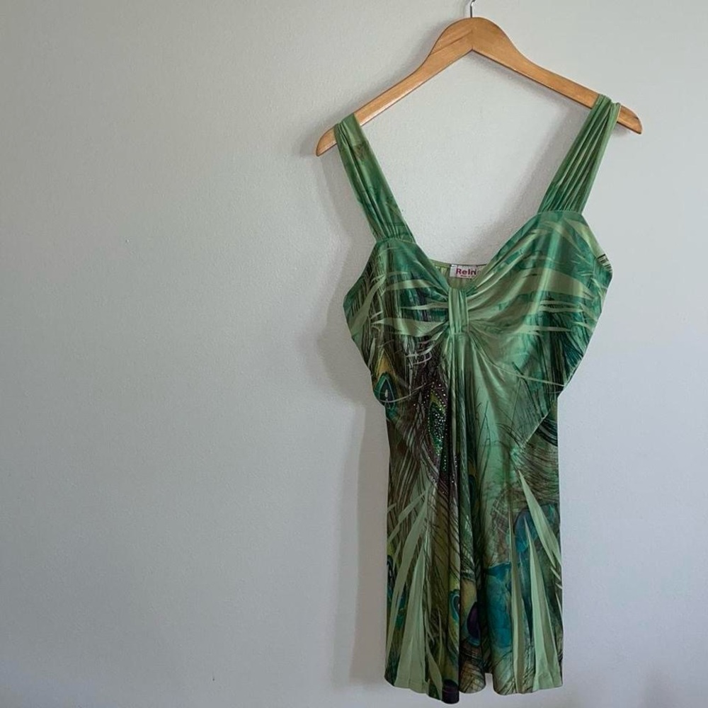 Reina Vintage Peacock Dress